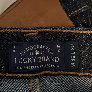 Lucky Brand Dark Wash 181 Relaxed Straight Jeans Size 46W 30L